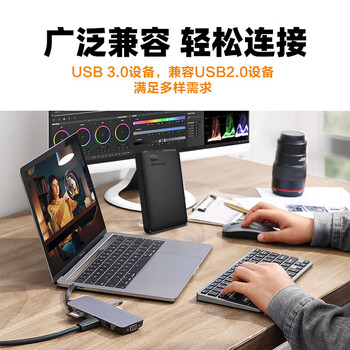 西部数据（Western Digital）2TB 移动硬盘 USB3.0 元素系列 2.5英寸 机械硬盘 手机笔记本电脑外接 外置扩容备份