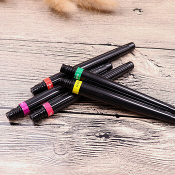 派通（Pentel）彩色科学毛笔 国风练字绘画软毛笔（适用于XGFL）毛笔替芯 FR-102X 红色