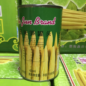 玉米笋425gx24整箱罐头君玉米笋粟米笋火锅食材材料凉拌