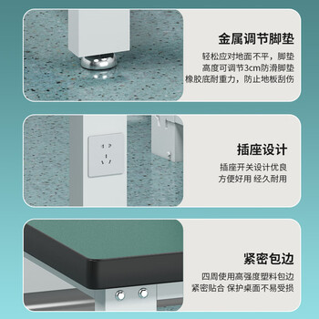 中伟（ZHONGWEI）重型防静电实验室钳工工作台操作台多功能检验维修桌 1.8米单桌