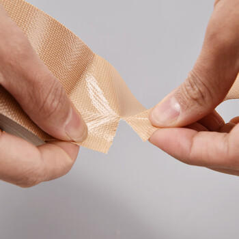 TANOSEE乐如诗进口布基胶带台风胶布防油防水防风密封胶布地毯管道修补窗户原木色1个装50mm×25mTSLT-3