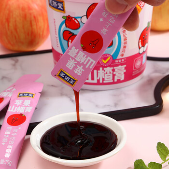 恩济堂苹果山楂膏260g北京特产药食同源滋补儿童宝宝非秋雪秋梨膏无添加