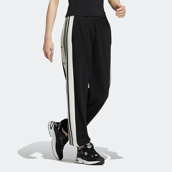 阿迪达斯（adidas）三叶草裤子女裤2023夏季新款宽松排扣运动休闲裤春秋长裤GN2807 IC8129 S