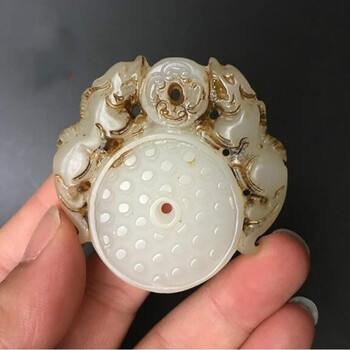 中国古玉 玉石 高古玉 ペンダント加工可能 吊り飾り 骨董品