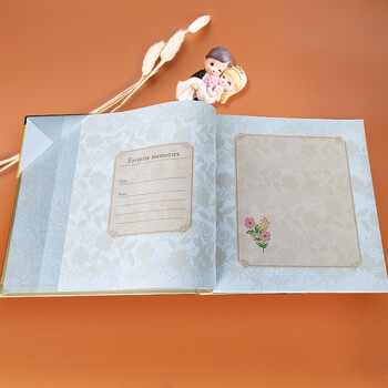 NCL仲林DIY覆膜粘贴式相册 20页/婚礼相册/影集家庭大本照片书 锦上添花 银色 WYB-73583/20-SV NCL仲林DIY覆膜粘贴式相册 20页/婚礼相册/影集家庭大本照片书 锦上添花 银色 WYB-73583/20-SV