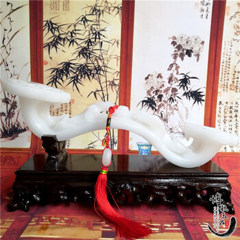 白玉玉如意摆件价格报价行情- 京东