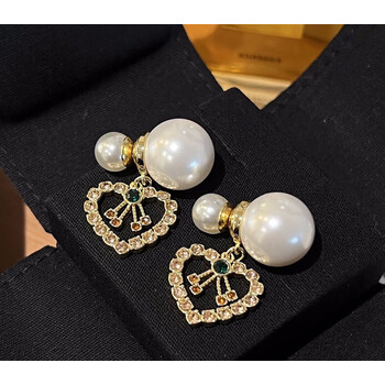 今饰匠珍珠耳饰耳环女气质名媛耳扣耳钉2023新款轻奢感小众设计施家