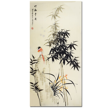 中国美协 陈忠南《竹报平安》