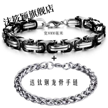 钢丝球手链 稀奇古怪的钢丝球手镯八万一钛钢缠绕手链男士李易峰同款