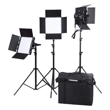 凡赛led5560摄影补光灯套装影视灯室内影棚打光灯演播室灯光视频拍摄