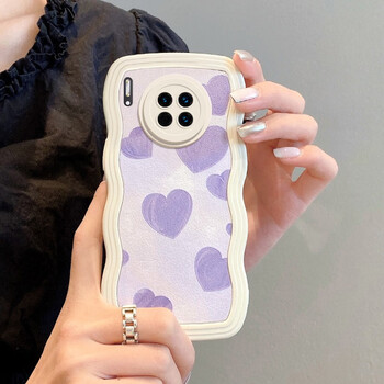 大波浪】白色油画爱心   mate30pro