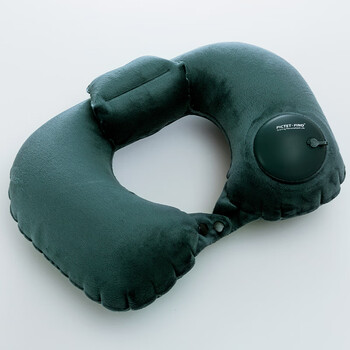 充气u型枕飞机护颈椎u型靠枕坐车护脖子旅游用品便携式旅行按压枕头