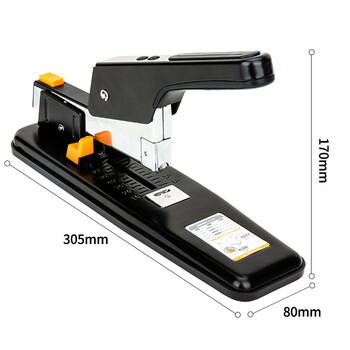得力(deli)80页重型大订书机/订书器 大号加厚重型订书机 适配23/6~23/13订书钉 黑色 得力(deli)80页重型大订书机/订书器 大号加厚重型订书机 适配23/6~23/13订书钉 黑色