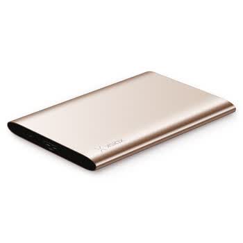 小盘(XDISK)1TB USB3.0移动硬盘X系列2.5英寸玫瑰金 超薄全金属高速便携文件数据备份存储稳定耐用