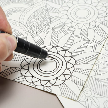 吴竹(KURETAKE)日本进口DIY浮世绘风格A4填色秘密花园涂色卡纸装饰画KLCS-1 吴竹(KURETAKE)日本进口DIY浮世绘风格A4填色秘密花园涂色卡纸装饰画KLCS-1