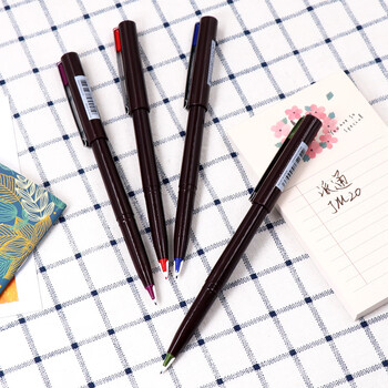 派通（Pentel）JM20-SPE鸭嘴笔绘图笔漫画笔草图笔绘画速写勾线笔商务签字笔深褐色