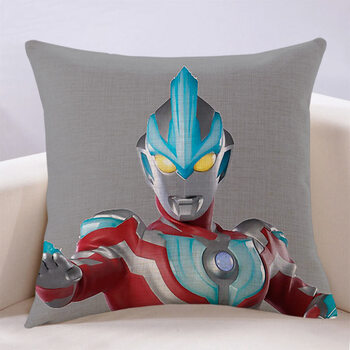 迪士尼商城同款奥特曼同款抱枕双面咸蛋超人迪迦动漫卡通儿童睡觉靠枕
