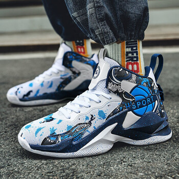 毒液詹姆斯篮球鞋防滑耐磨轻便透气高帮男少年磨擦有声音鸳鸯球鞋8768