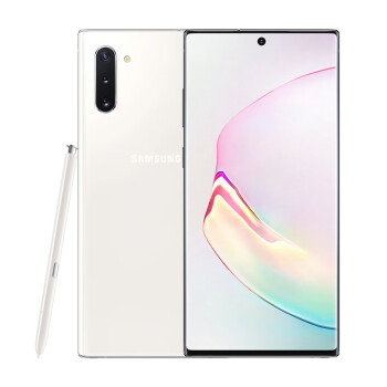 三星Galaxy Note10(SM-N9700)骁龙855 智能S Pen 屏下指纹 4G手机 全网通双卡双待 游戏手机8GB+256GB密斯白