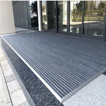 征成 铝合金地垫商场酒店银行门口脚垫入户门垫4s店除尘刮泥垫公司