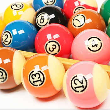 施奥德 黑金刚台球 美式球桌球子57.2mm大号台球（含铝合金包装盒）