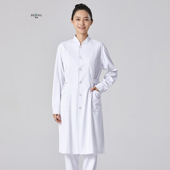 缔鲸dijing医生服男女长短袖立领白大褂口腔医院牙科诊所医护工作服印