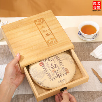 太姥缘香福鼎白茶太姥山白茶 春茶料2011年老白茶饼茶叶礼盒礼物礼品350g