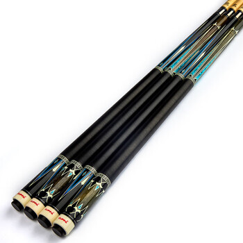 CUPPa台球杆DL-X黑八大头黑8球杆中式八球美式九球杆中头桌球杆12.75mm