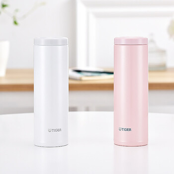 虎牌（TIGER）保温保冷杯轻量型不锈钢时尚水杯MOC-A30C-WW白色300ml