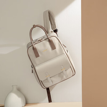 高尔夫（GOLF）双肩包女14/15英寸笔记本电脑包苹果华为大学生书包出差旅行背包