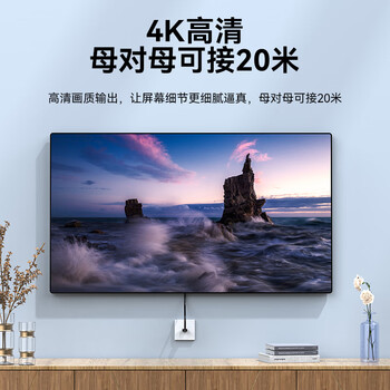 胜为（shengwei）HDMI86面板边框 3口 免焊接墙壁插座装修配套直通母对母模块面板 多功能86型模块CMBHD01H