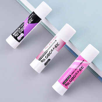 TANOSEE乐如诗 进口固体胶胶水胶棒颜色消失型黏贴胶学生手账手工课办公用品10g 3个装TS-IK10