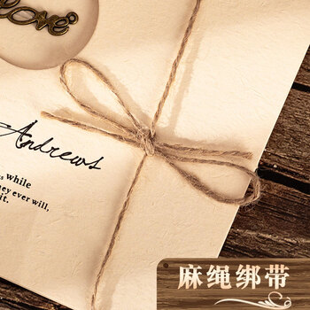 狮洛德 母亲节复古贺卡4张小卡片毕业礼物装饰卡高级感创意ins风生日邀请贺卡祝福留言卡含信封