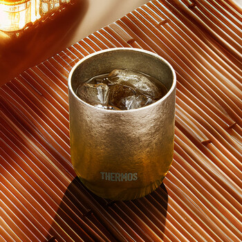 膳魔师（THERMOS）保温杯纯钛杯280ml男女士伴手礼生日礼物露营水杯子TCTI-BL