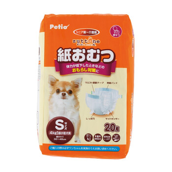 日本petio派地奥宠物用品狗狗纸尿裤生理裤月经裤尿不湿s号4kg以内迷你犬 腰围30 46cm 图片价格品牌报价 京东