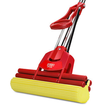 好媳妇胶棉拖把27cm共1棉头可伸缩家用一拖净懒人免手洗吸水海绵神器 好媳妇胶棉拖把27cm共1棉头可伸缩家用一拖净懒人免手洗吸水海绵神器