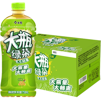 今麦郎茶饮料750ml15大瓶整箱装家庭聚餐饮用大瓶绿茶750ml15瓶