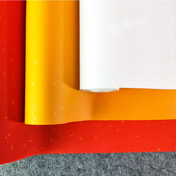 芬尚 檀皮水墨长卷书画纸 毛笔书法绘画作品参展送礼用白色生宣纸加厚宣纸 0.5*20米