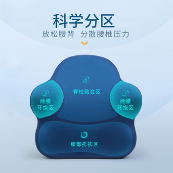 脊态（Back2）腰靠办公室护腰靠垫人体工学腰垫靠背护腰久坐神器汽车靠枕腰枕