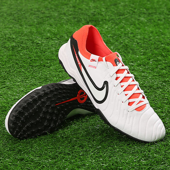 耐克nike次顶传奇10tf足球鞋碎钉低帮人草男dv4336100白红dv43361004