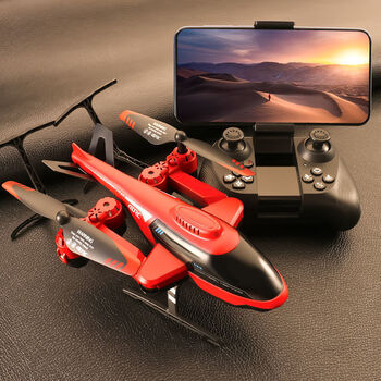 天才学霸遥控飞机儿童直升机耐摔男孩玩具飞行器小学生充电航拍四轴无