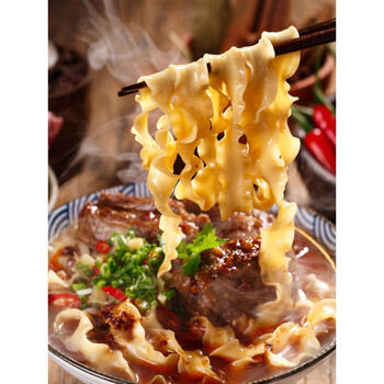 胜虎屋原汤红烧牛肉面番茄刀削面速食面营养方便面红烧牛肉面3份装