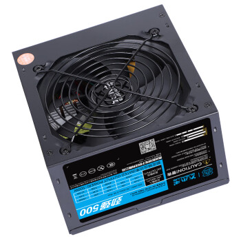 大水牛（BUBALUS）额定500W 劲强500台式电脑主机电源（主动式PFC/12CM风扇/智能温控/支持背线/宽幅电压）
