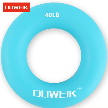 杜威克握力圈器手指锻炼手部力量康复训练男女练小臂圆形蓝色40磅