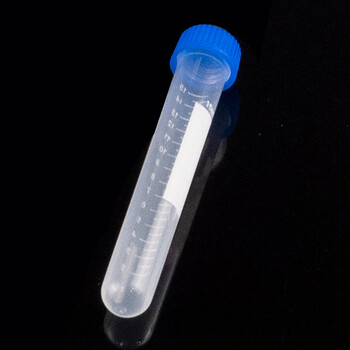 海斯迪克 HK-148 塑料离心管 带刻度EP管种子瓶 15ML圆底螺盖（100个/包）