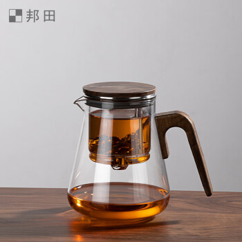 尚明（samaDOYO） 玻璃内胆飘逸杯磁旋过滤泡茶壶茶水分离懒人简易茶壶可拆洗茶具 单壶800ml