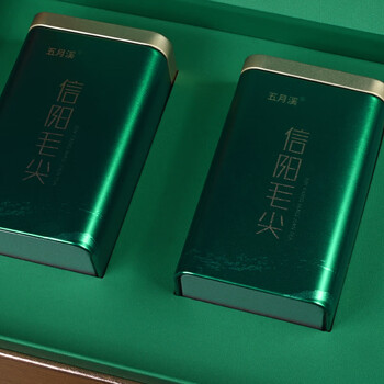 五月溪茶叶端午送礼推荐信阳毛尖新茶绿茶春茶明前特级芽尖250g礼盒装