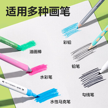 得力（deli）4本装120张线圈图画本画画本30张60页幼儿园小学生美术绘画本儿童涂鸦本学生开学文具