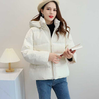 优衣库剪标尾货秋冬新款家小个子无缝压胶连帽拉链羽绒服外套女4320乳