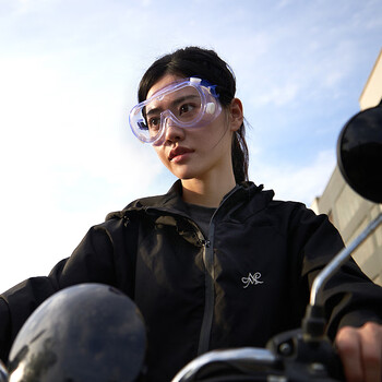 3M 1621AF护目镜工业切割防粉尘骑行飞溅防护雾眼镜罩儿童实验室近视